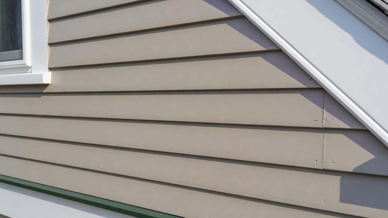 Smooth freshly painted fiber-cement HardiePlank siding on a MetroWest Massachusetts home