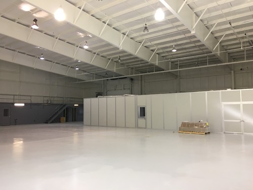 Commercial warehouse interior painting