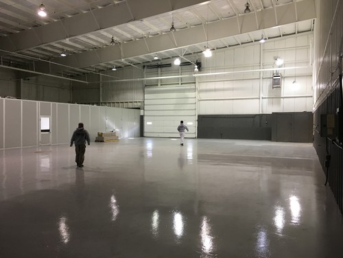 Industrial facility floor coating